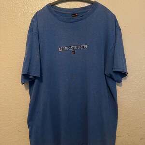 Quiksilver Blue Graphic Short Sleeve T-Shirt